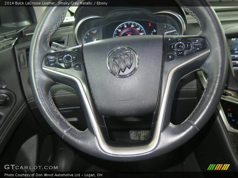 Smoky Gray Metallic / Ebony 2014 Buick LaCrosse Leather