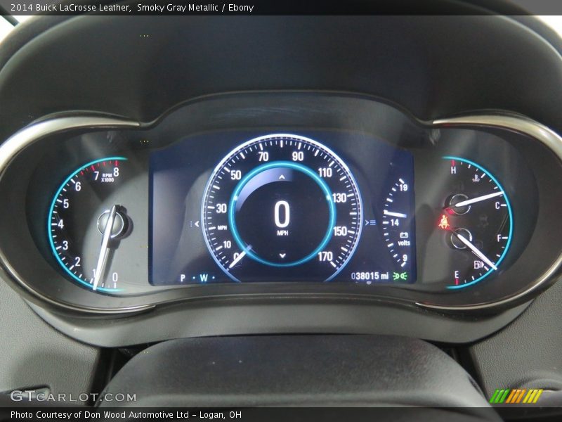 Smoky Gray Metallic / Ebony 2014 Buick LaCrosse Leather