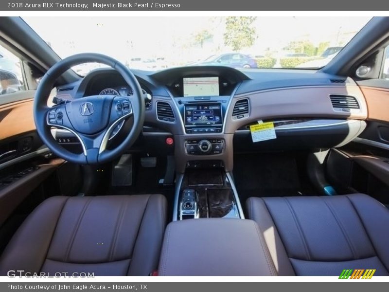 Majestic Black Pearl / Espresso 2018 Acura RLX Technology
