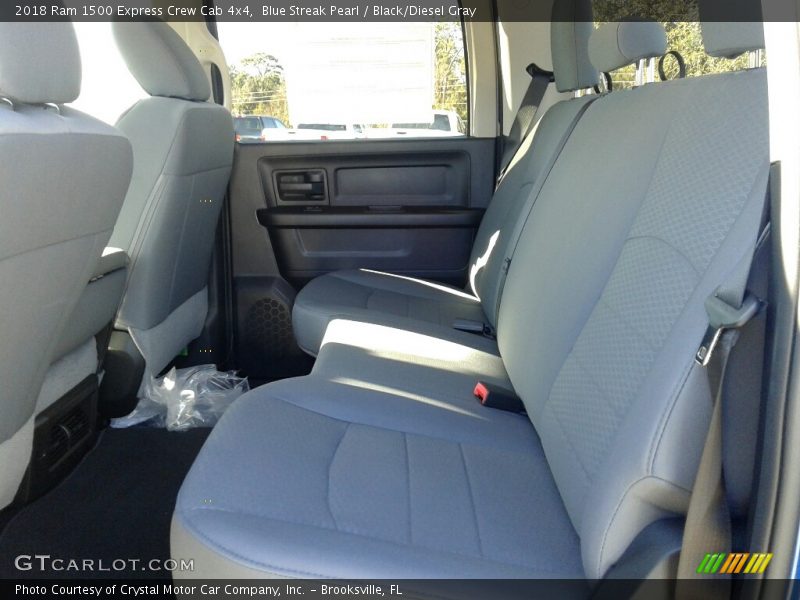 Blue Streak Pearl / Black/Diesel Gray 2018 Ram 1500 Express Crew Cab 4x4