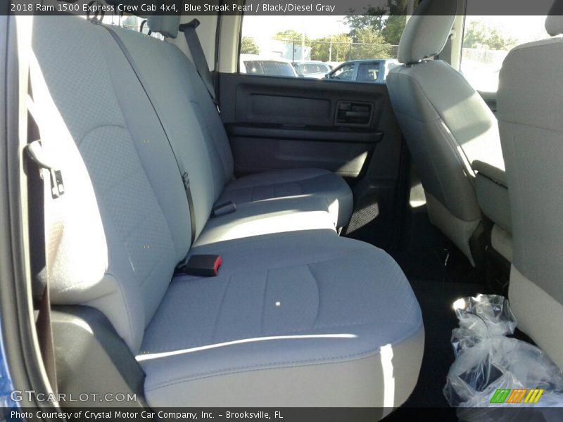 Blue Streak Pearl / Black/Diesel Gray 2018 Ram 1500 Express Crew Cab 4x4