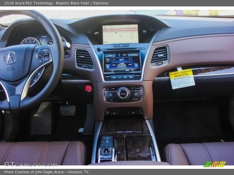 Majestic Black Pearl / Espresso 2018 Acura RLX Technology