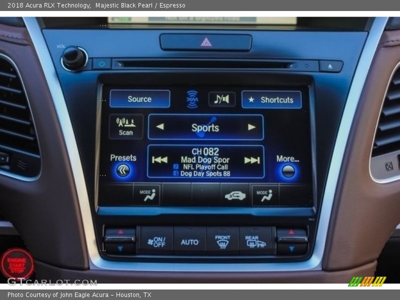 Majestic Black Pearl / Espresso 2018 Acura RLX Technology