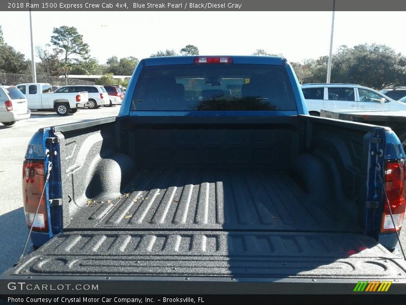 Blue Streak Pearl / Black/Diesel Gray 2018 Ram 1500 Express Crew Cab 4x4