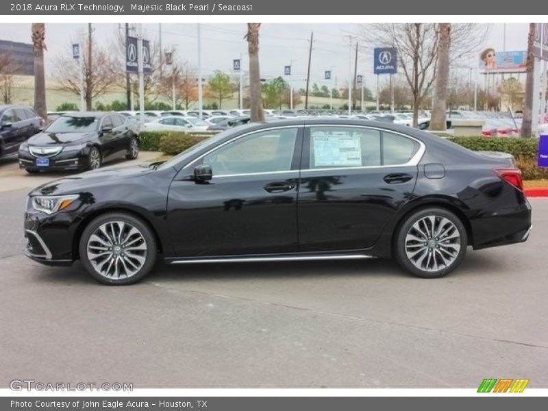 Majestic Black Pearl / Seacoast 2018 Acura RLX Technology