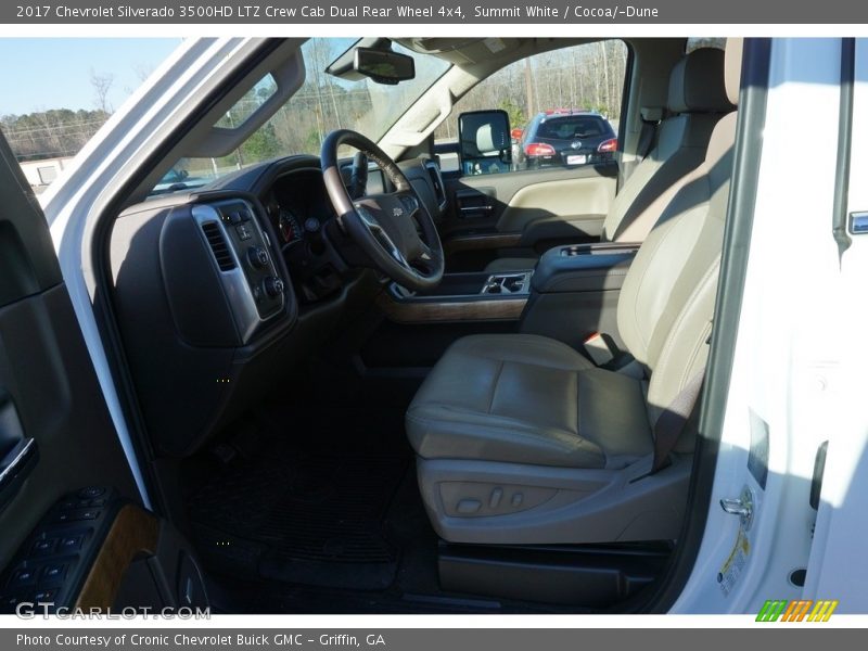 Summit White / Cocoa/­Dune 2017 Chevrolet Silverado 3500HD LTZ Crew Cab Dual Rear Wheel 4x4