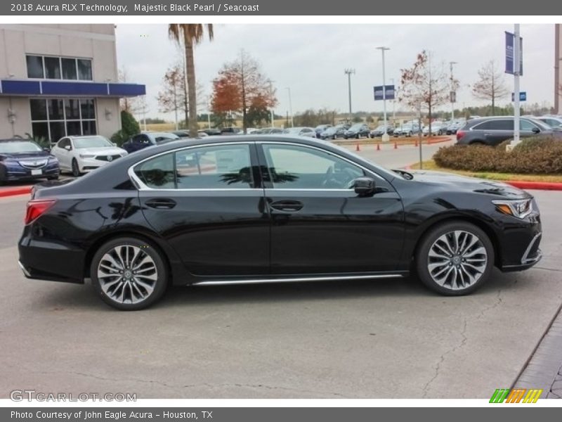 Majestic Black Pearl / Seacoast 2018 Acura RLX Technology