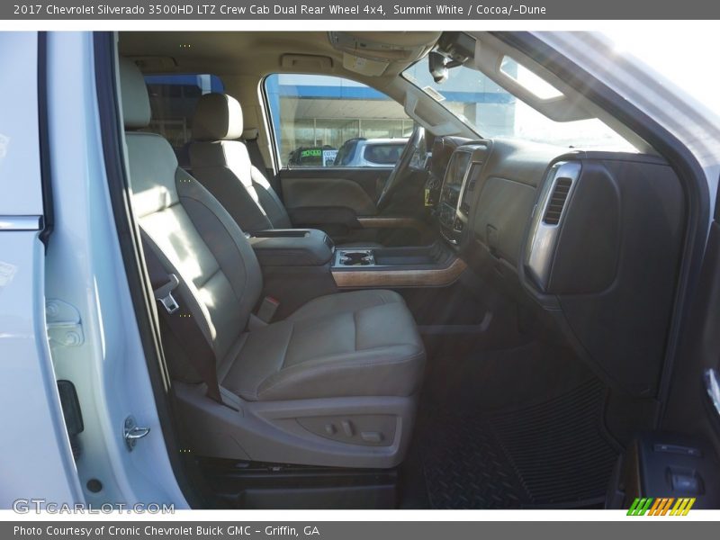 Summit White / Cocoa/­Dune 2017 Chevrolet Silverado 3500HD LTZ Crew Cab Dual Rear Wheel 4x4