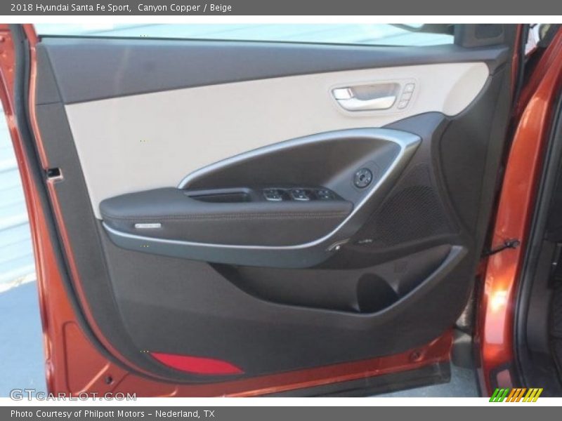 Canyon Copper / Beige 2018 Hyundai Santa Fe Sport