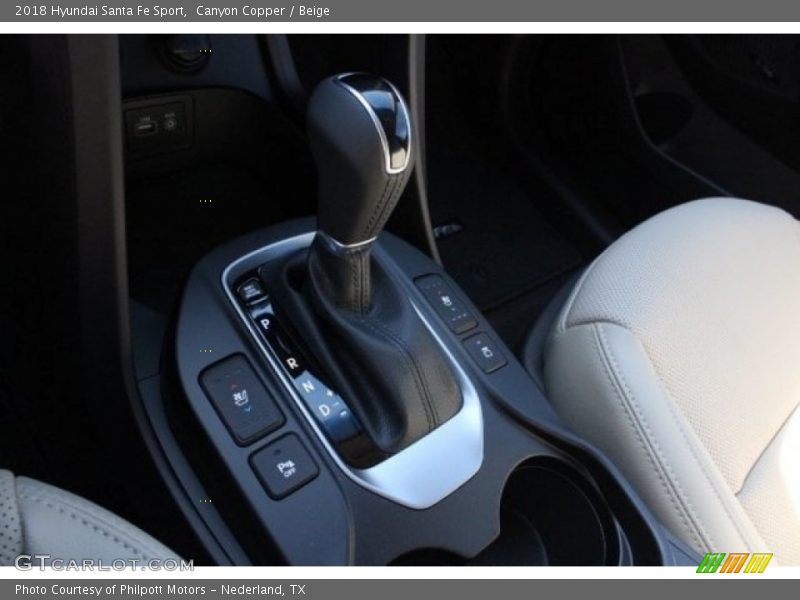 Canyon Copper / Beige 2018 Hyundai Santa Fe Sport