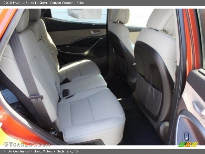 Canyon Copper / Beige 2018 Hyundai Santa Fe Sport