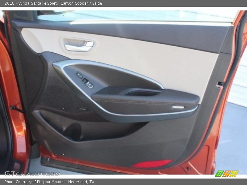 Canyon Copper / Beige 2018 Hyundai Santa Fe Sport