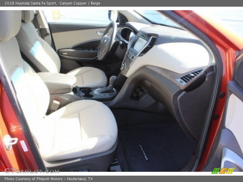 Canyon Copper / Beige 2018 Hyundai Santa Fe Sport