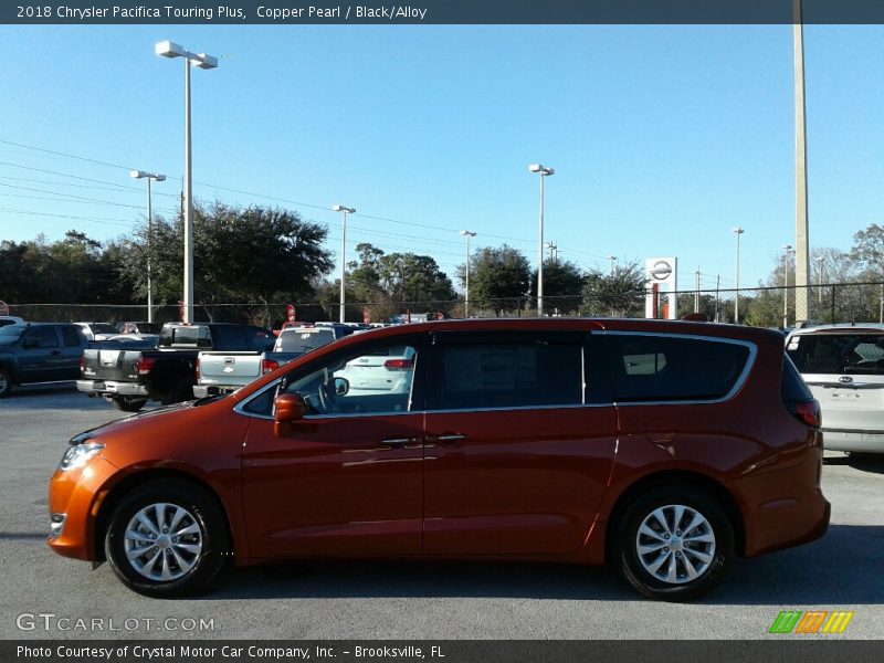 Copper Pearl / Black/Alloy 2018 Chrysler Pacifica Touring Plus