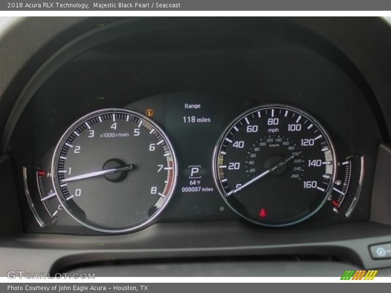 Majestic Black Pearl / Seacoast 2018 Acura RLX Technology