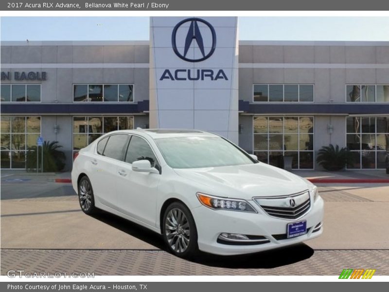 Bellanova White Pearl / Ebony 2017 Acura RLX Advance