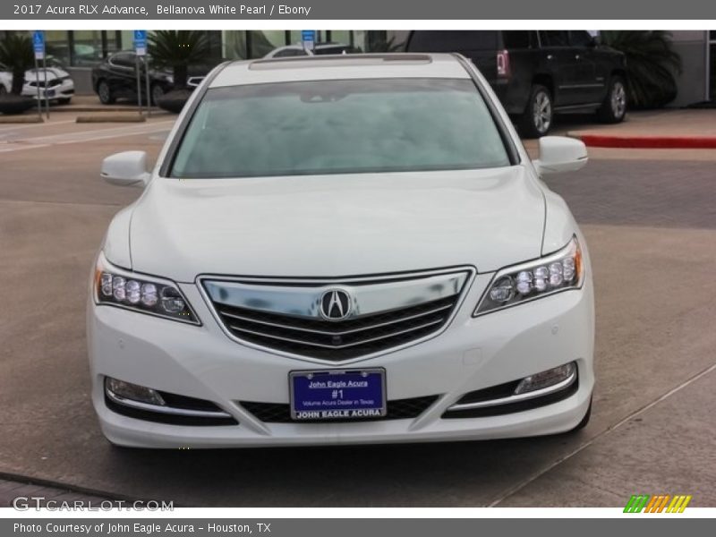 Bellanova White Pearl / Ebony 2017 Acura RLX Advance