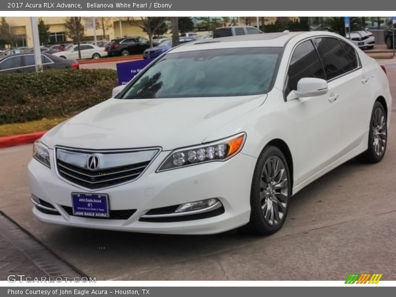 Bellanova White Pearl / Ebony 2017 Acura RLX Advance