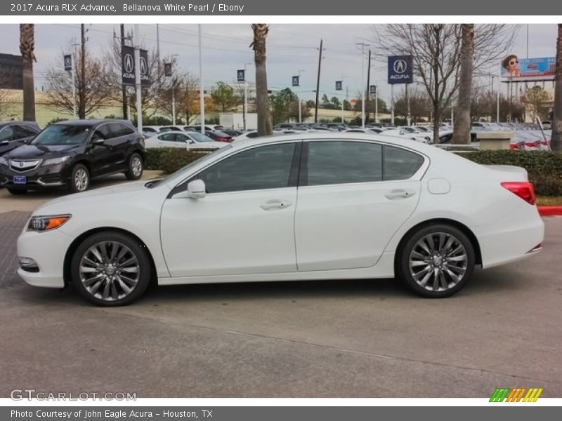 Bellanova White Pearl / Ebony 2017 Acura RLX Advance