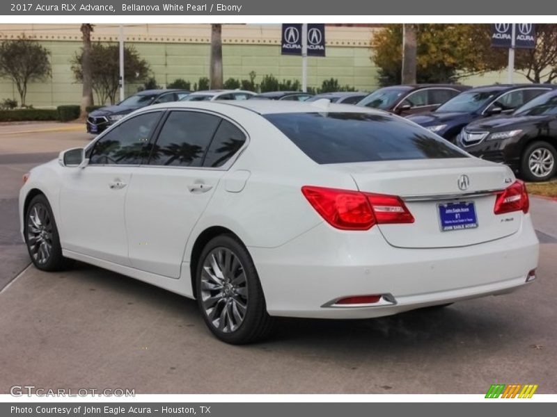 Bellanova White Pearl / Ebony 2017 Acura RLX Advance