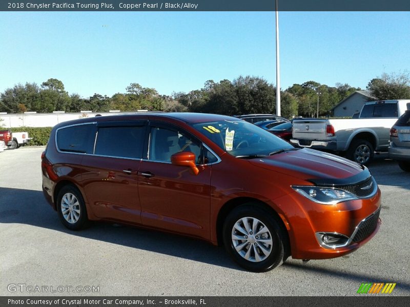 Copper Pearl / Black/Alloy 2018 Chrysler Pacifica Touring Plus