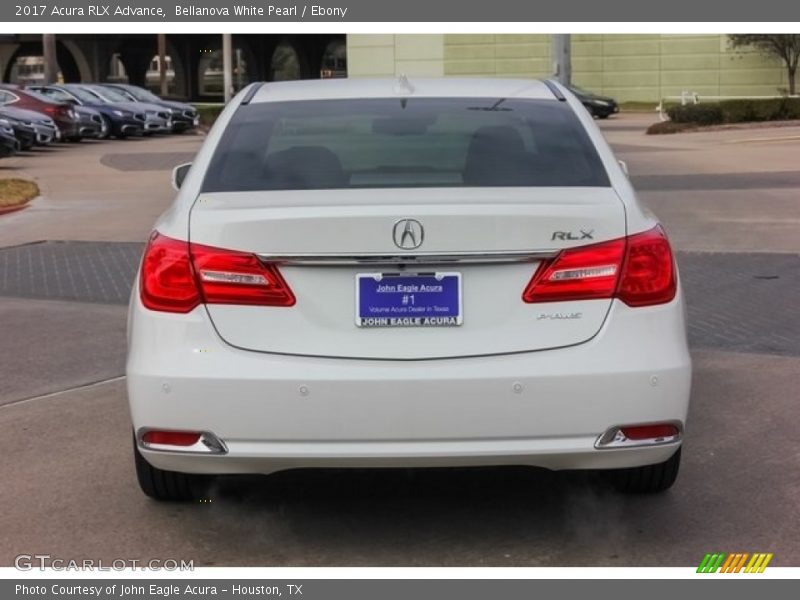 Bellanova White Pearl / Ebony 2017 Acura RLX Advance