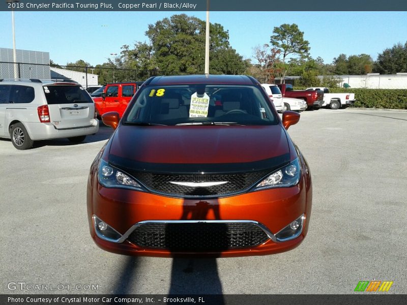 Copper Pearl / Black/Alloy 2018 Chrysler Pacifica Touring Plus