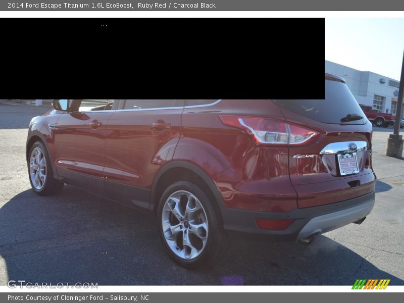 Ruby Red / Charcoal Black 2014 Ford Escape Titanium 1.6L EcoBoost