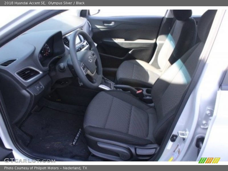 Olympus Silver / Black 2018 Hyundai Accent SE