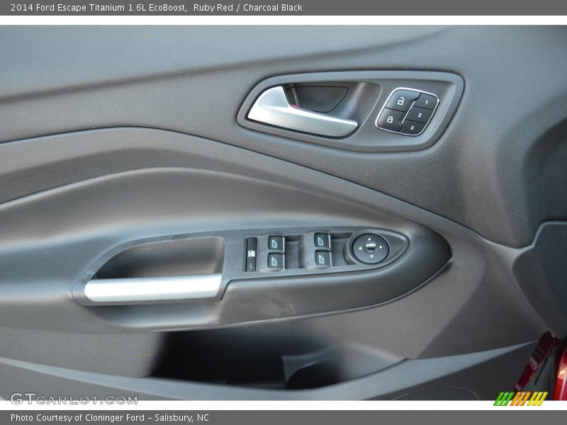 Ruby Red / Charcoal Black 2014 Ford Escape Titanium 1.6L EcoBoost