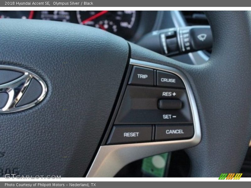 Olympus Silver / Black 2018 Hyundai Accent SE
