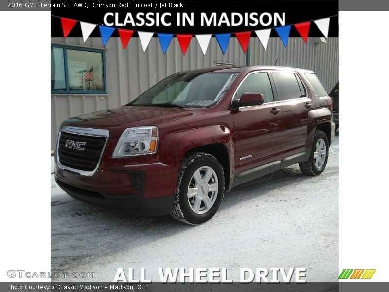 Crimson Red Tintcoat / Jet Black 2016 GMC Terrain SLE AWD