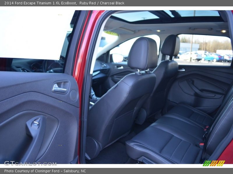 Ruby Red / Charcoal Black 2014 Ford Escape Titanium 1.6L EcoBoost