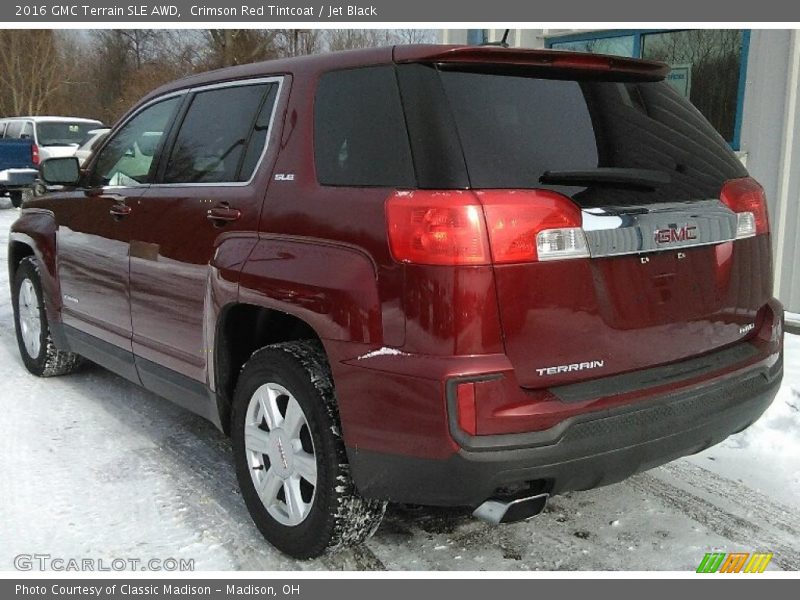 Crimson Red Tintcoat / Jet Black 2016 GMC Terrain SLE AWD