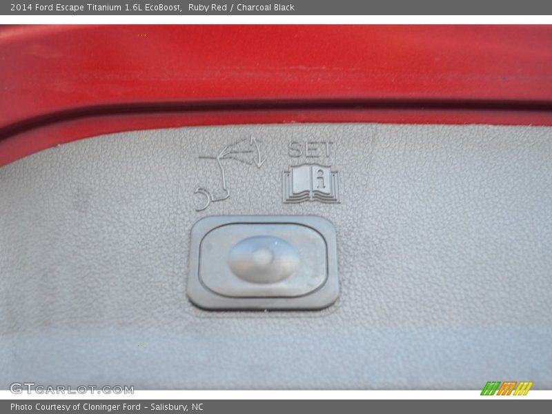 Ruby Red / Charcoal Black 2014 Ford Escape Titanium 1.6L EcoBoost