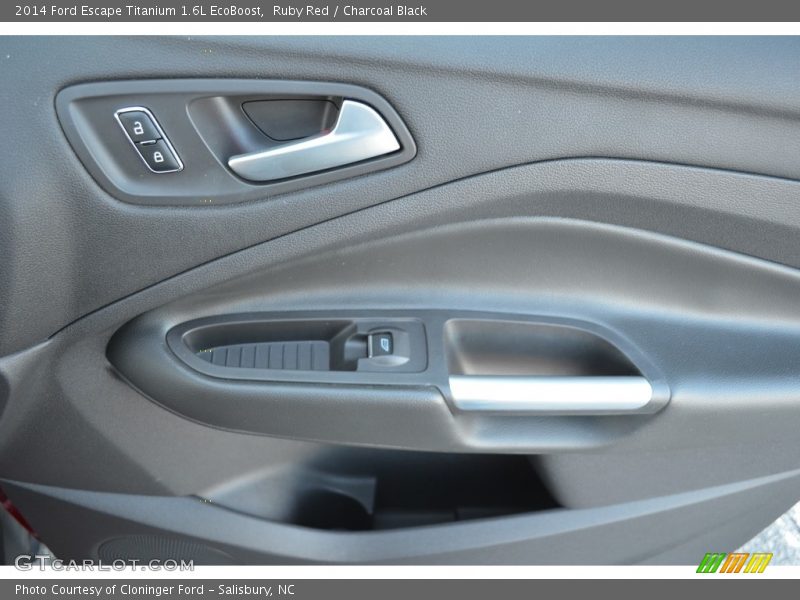 Ruby Red / Charcoal Black 2014 Ford Escape Titanium 1.6L EcoBoost