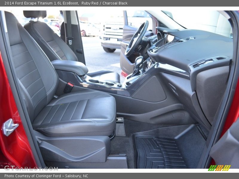 Ruby Red / Charcoal Black 2014 Ford Escape Titanium 1.6L EcoBoost