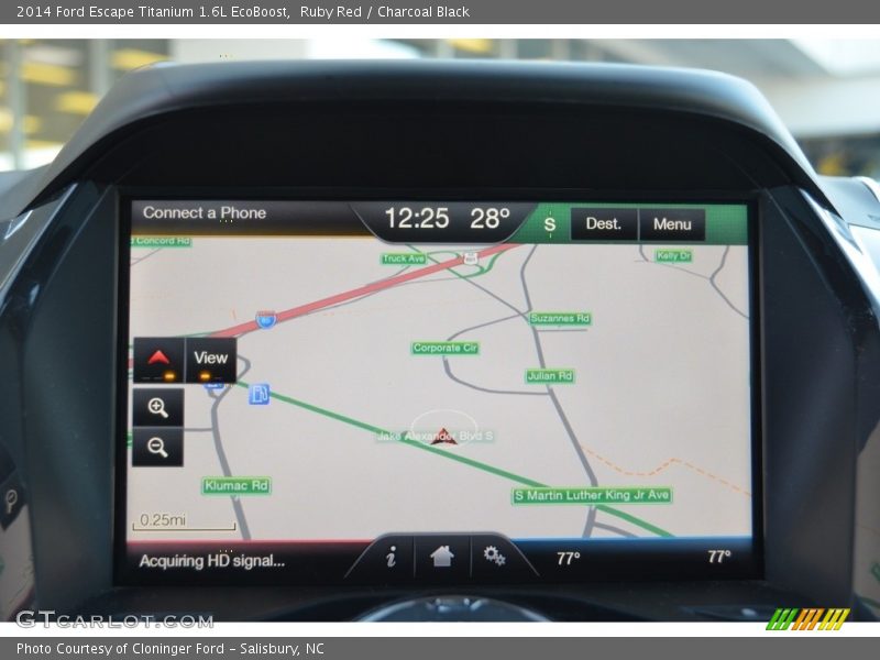 Ruby Red / Charcoal Black 2014 Ford Escape Titanium 1.6L EcoBoost