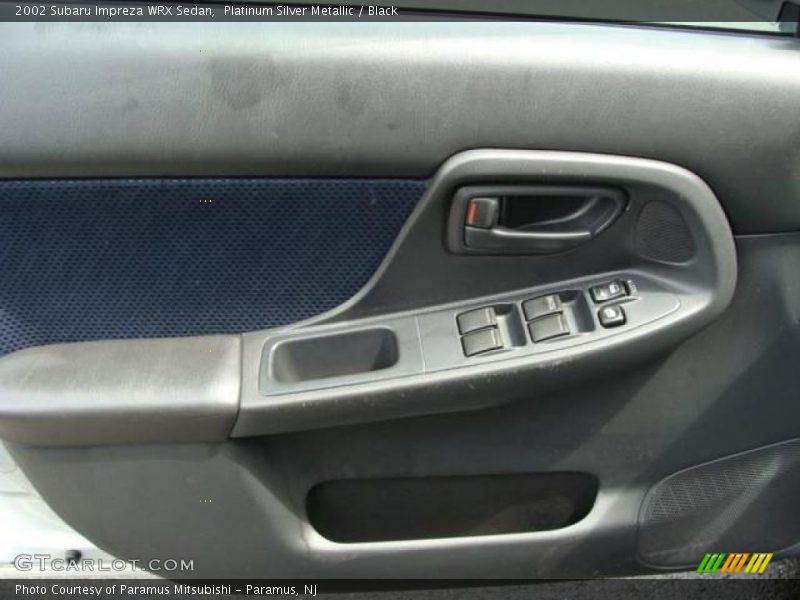 Platinum Silver Metallic / Black 2002 Subaru Impreza WRX Sedan