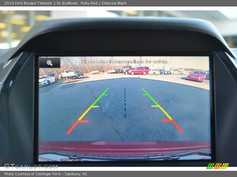 Ruby Red / Charcoal Black 2014 Ford Escape Titanium 1.6L EcoBoost
