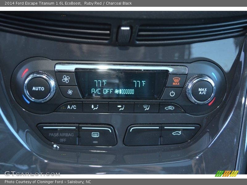 Ruby Red / Charcoal Black 2014 Ford Escape Titanium 1.6L EcoBoost