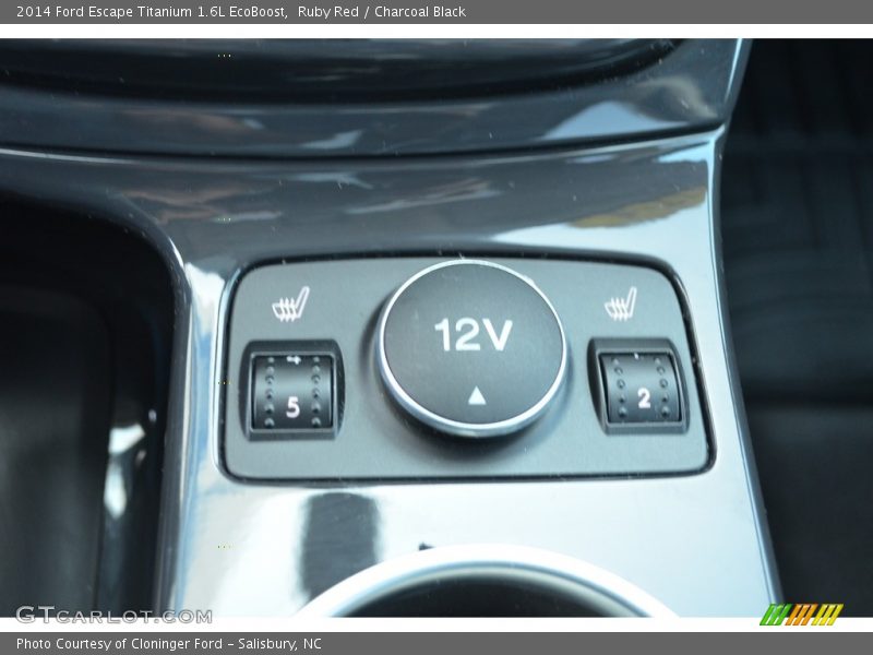 Ruby Red / Charcoal Black 2014 Ford Escape Titanium 1.6L EcoBoost