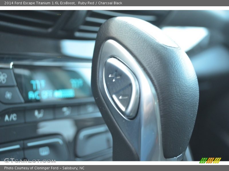 Ruby Red / Charcoal Black 2014 Ford Escape Titanium 1.6L EcoBoost