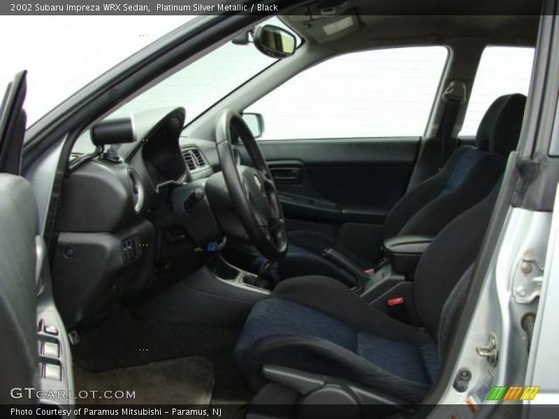 Platinum Silver Metallic / Black 2002 Subaru Impreza WRX Sedan