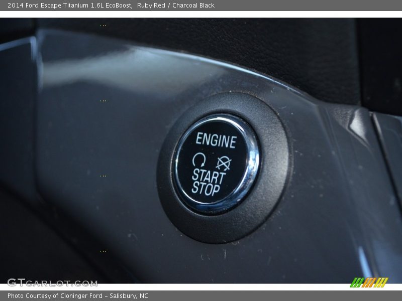 Ruby Red / Charcoal Black 2014 Ford Escape Titanium 1.6L EcoBoost