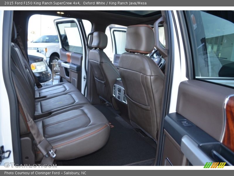 Oxford White / King Ranch Java/Mesa 2015 Ford F150 King Ranch SuperCrew 4x4