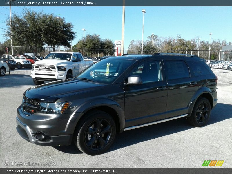 Granite Pearl / Black 2018 Dodge Journey Crossroad