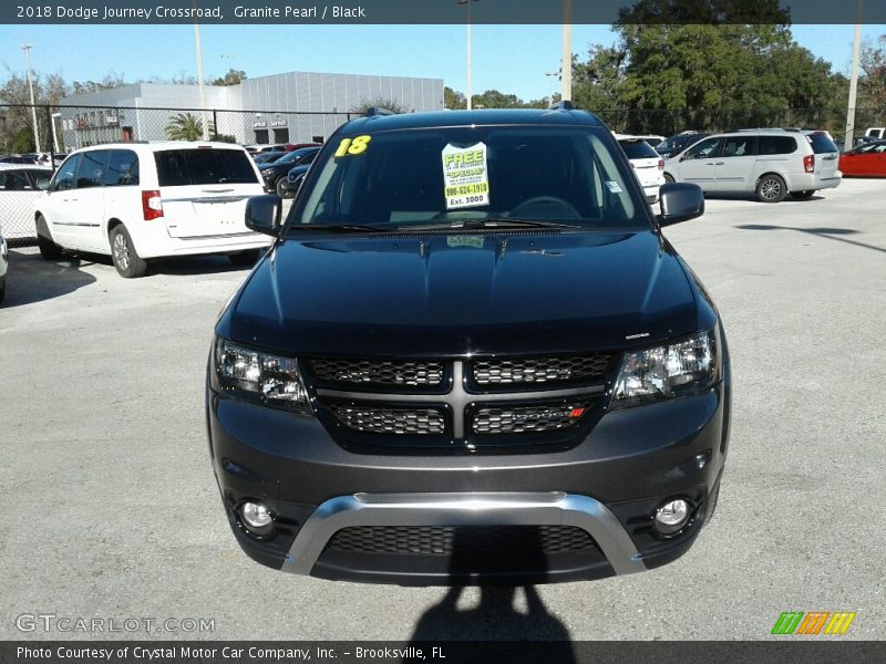 Granite Pearl / Black 2018 Dodge Journey Crossroad
