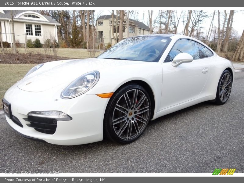 White / Black 2015 Porsche 911 Carrera S Coupe