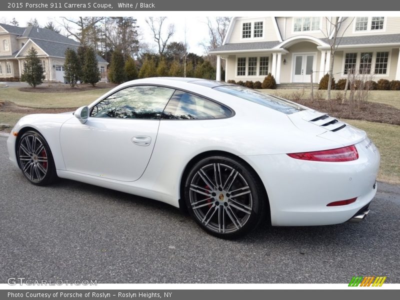 White / Black 2015 Porsche 911 Carrera S Coupe